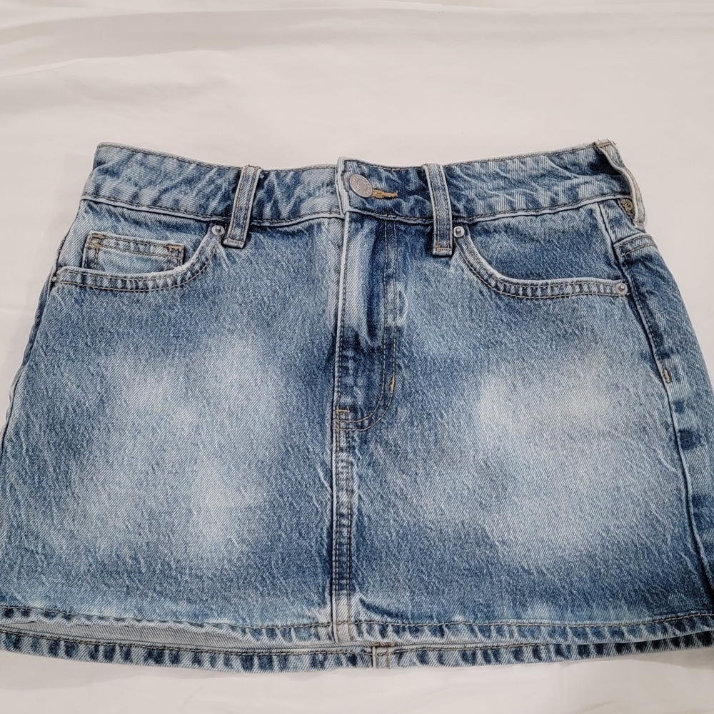 Pacific Sunwear Light Blue Denim Mini Skirt